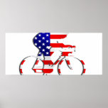 American USA Cycling Cyclists Bicycle Gear posters