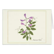 American Vetch Wildflower Card