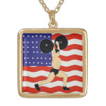 American weightlifter necklaces