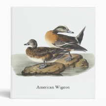 American Wigeon, John Audubon Vinyl Binders