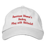 American Women's Hockey Embroidered Hat