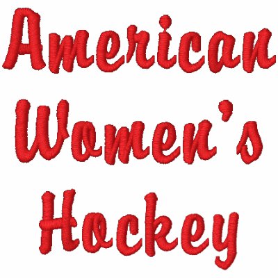 American Women's Hockey Embroidered Shirt by Hockey_crazee