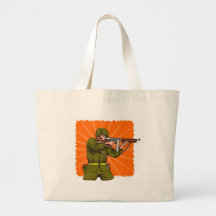 American world war two soldier army tote bags