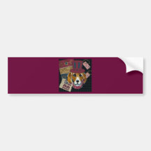 AMERICANA BEAGLE BUMPER STICKER