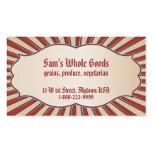 Americana Cartes De Visite Personnelles