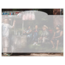 Americana - City - Buying Treats - NO MODIFY Customized Letterhead