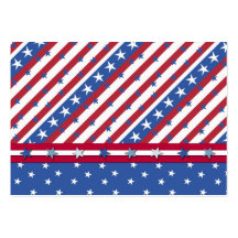 Americana Gift Tag Business Card Template