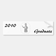Americana Inspired Graduate Bumper Sticker