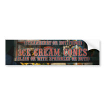 Americana - Menu Bumper Stickers