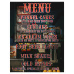 Americana - Menu flyers