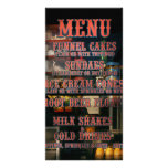 Americana - Menu photo cards