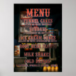 Americana - Menu posters