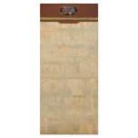 Americana - Menu rack cards