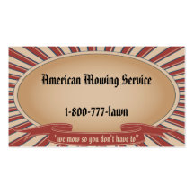 Americana Tan Business Card Templates