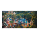 Americana - The Ferris wheel Custom Photo Card
