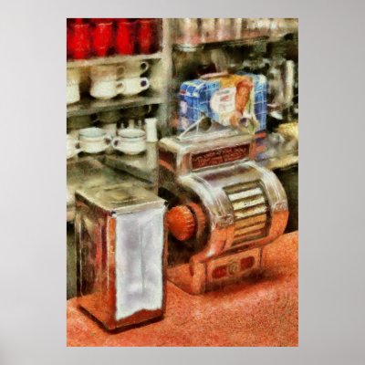 Americana - The Greasy Spoon Poster by suburbanscenes