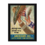 Americans All Let's Fight For Victory Postcard