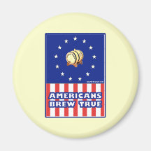 Americans Brew True Wine Magnets