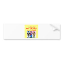americans bumper stickers