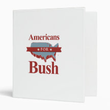 AMERICANS FOR BUSH -.png Vinyl Binder