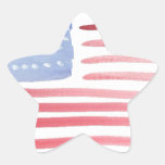 Americans USA Flag Star Stickers