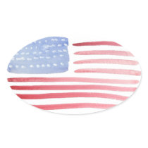 Americans USA Flag Sticker