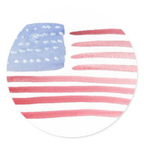 Americans USA Flag Stickers