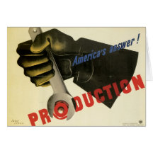 America's Answer! Production Card