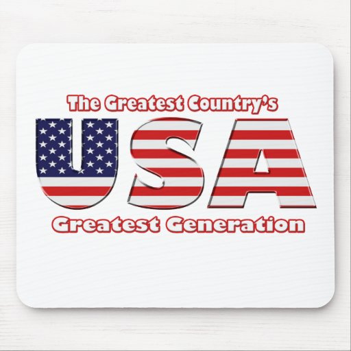 America's Greatest Generation Mouse Pad