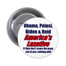 America's Laxative Pinback Buttons