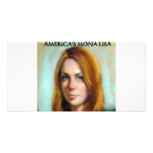 AMERICA'S MONA LISA CUSTOM PHOTO CARD