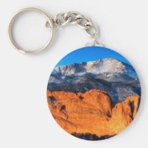 America's Mountain at Sunrise Keychain