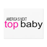 Americas Next Top Baby Post Card