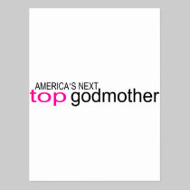 Americas Next Top Godmother postcards