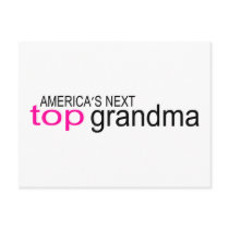 Americas Next Top Grandma Post Card