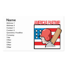 Americas Pastime Business Card