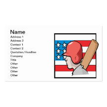 Americas Pastime Business Card Template