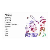 Americas Pastime Business Cards