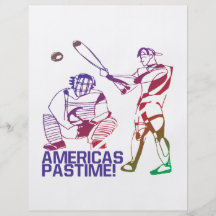 Americas Pastime Flyer Design
