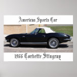 Americas Sports Car-1966 Corvette Stingray Print