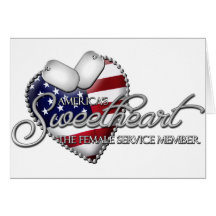 America's Sweetheart Greeting Card