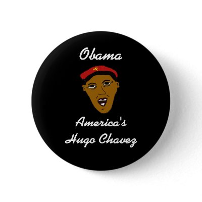 americashugochavez, Obama, America'sHugo Chavez Button by jenniekurono