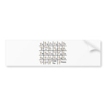 AmeslanAlphabet120710 Bumper Sticker