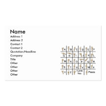 AmeslanAlphabet120710, Name, Address 1, Address... Business Card Templates