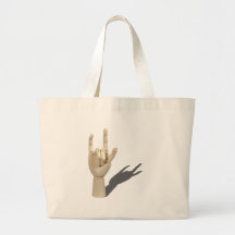 AmeslanILoveYou120710 Canvas Bags