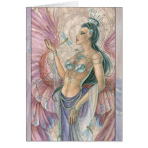 Amethyst Angel Greeting Card