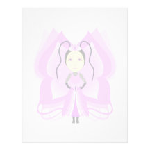 Amethyst Butterfly Princess Letterhead