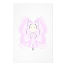 Amethyst Butterfly Princess Stationery Paper