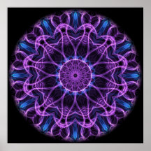 Amethyst Desire kaleidoscope Poster