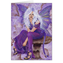 Amethyst Fairy Card
